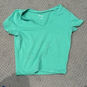 mint green wild fable crop top